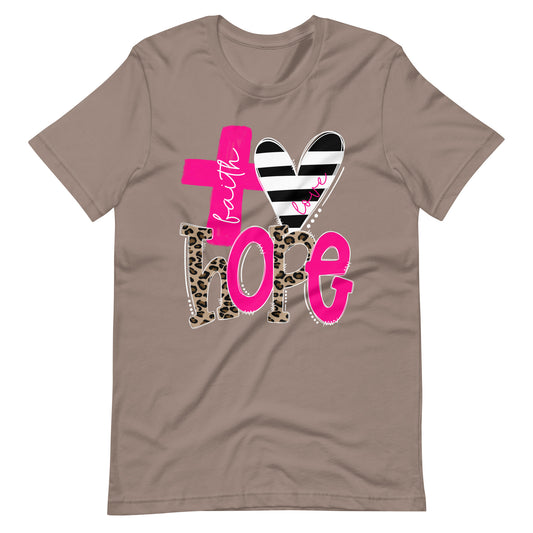 Faith, Hope & Love - Animal Print
